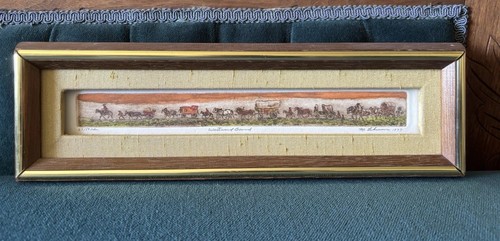 Vtg mary lehman org etching - vtg,