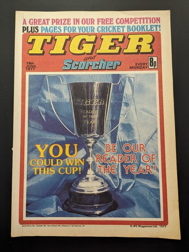 Tiger and scorcher comic - tiger,