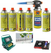 BUTANE GAS BOTTLES CANISTERS