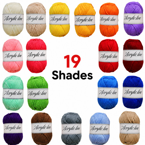 100 acrylic yarn 50g double - acrylic,