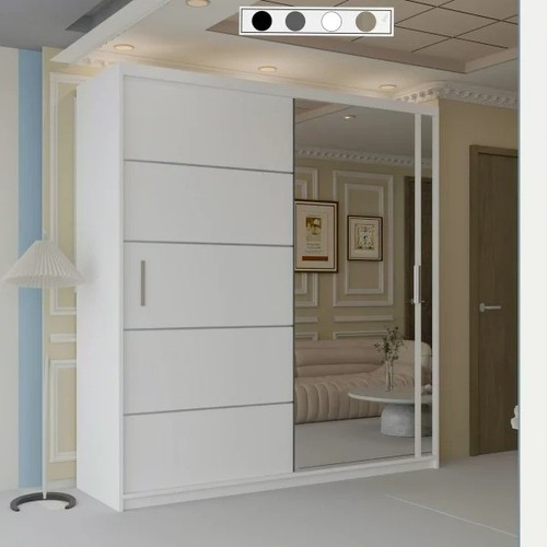 Sliding door wardrobe mirror - door,