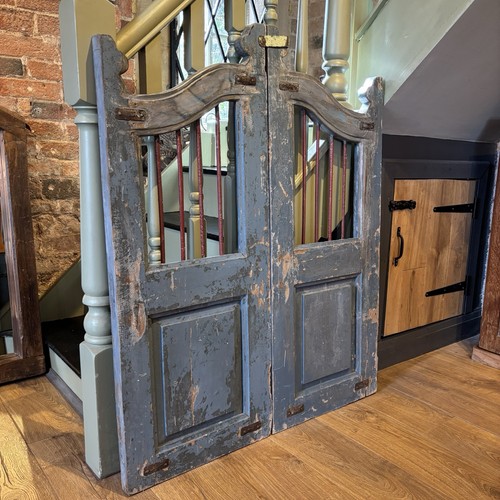 Pair vintage wooden gates - of,