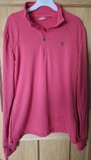 Women's Crivit Pink Zip-Neck