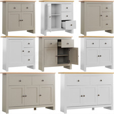 Arlington Sideboard Cabinet Cupboard Buffet Storage Modern Living Room Furniture