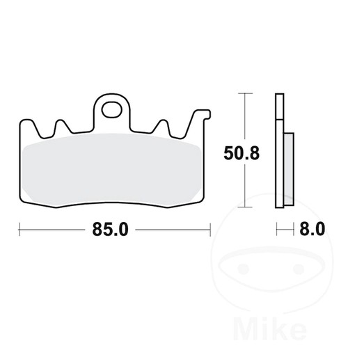 Trw brake pad - brake, front