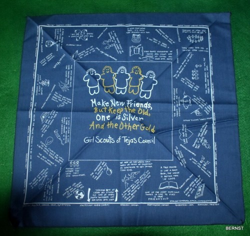 Vintage girl scout scarf - vintage,