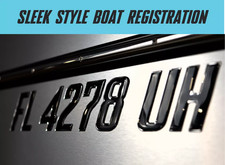 Boat Registration Numbers 3D