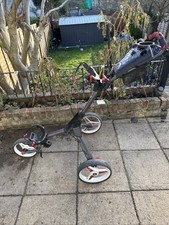 Motocaddy Cube 3 Wheel Golf Push Trolley, EASILOCK, used condition