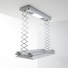 Ceiling clothes airer, electric ceiling or wall-mounted drying rack, 35kg load