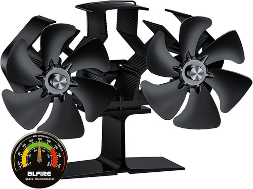 Wood stove fan - stove, silent