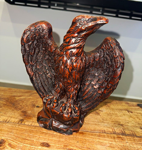 Carved wooden eagle - carved,