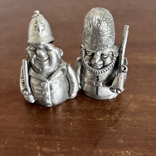 Two vintage pewter - two, novelty