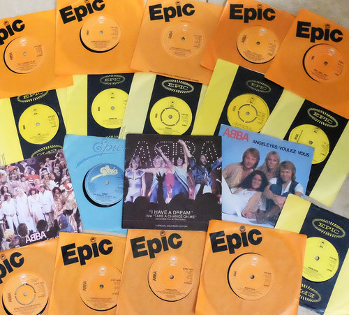 Abba vinyl single - 7", bundle