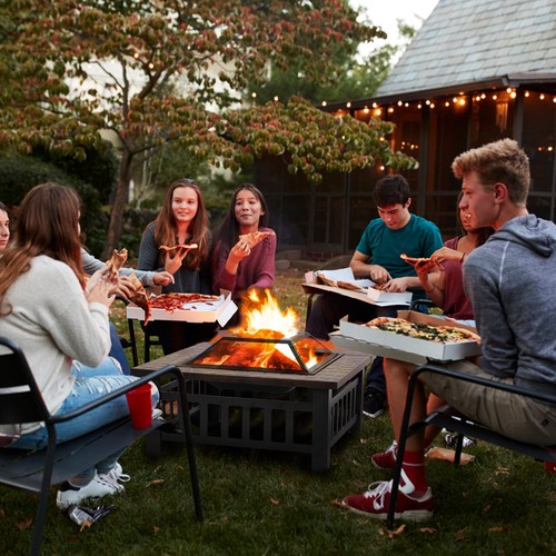 Square firepit for - 1,