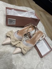 Sergio Todzi Cream Bow Heeled