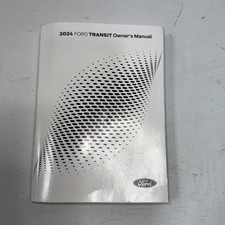 2024 Ford Transit Owner’s