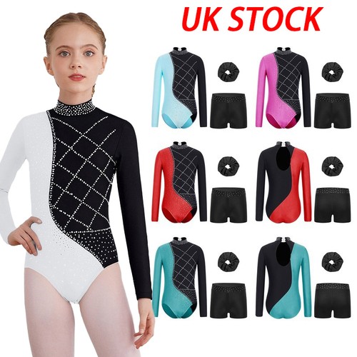 Girls gymnastics outfit shiny - girls,
