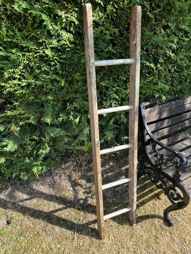 Vintage wooden ladder - vintage,