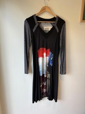 Aventures des Toiles French Y2K Vintage City Patchwork Light Jumper Dress 12