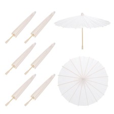 6Pcs Paper Umbrellas 16" Paper