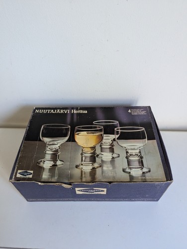 Four vintage boxed nuutajarvi - boxed,