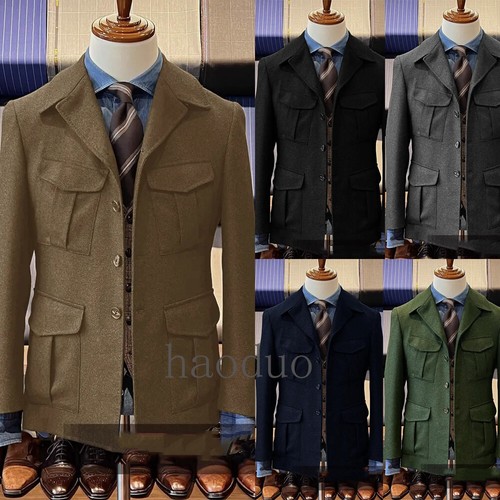 Men vintage tweed safari - men,