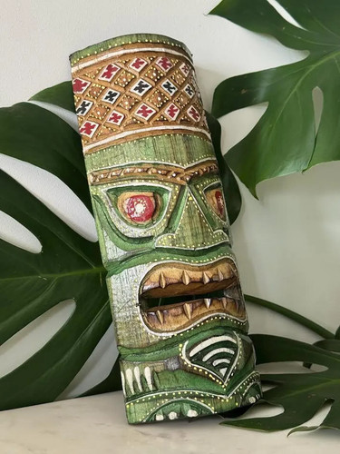 Hawaii hand made carved - carved, wooden