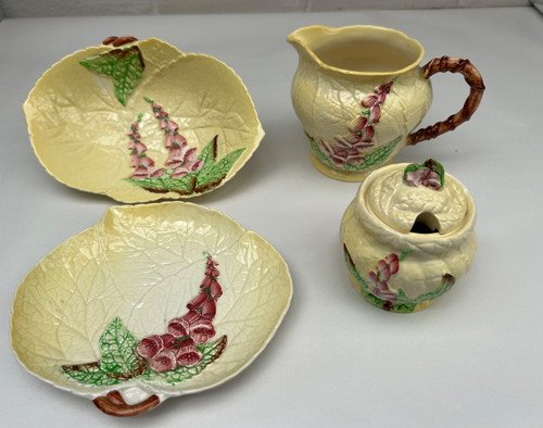 Carlton ware yellow - ware, foxglove