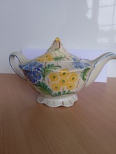 Woods Ivory ware vintage floral tea pot, very good condition,  English classic.