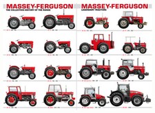 A3 Massey Ferguson Tractor Collection Agriculture Poster Picture Brochure Print