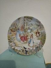 Tale of Peter rabbit Plates Danbury  WORLD OF BEATRIX POTTER Wedgwood Plate 