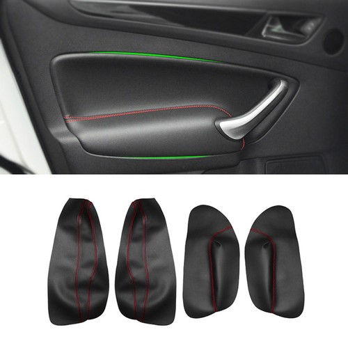 Interior leather door handle - interior,