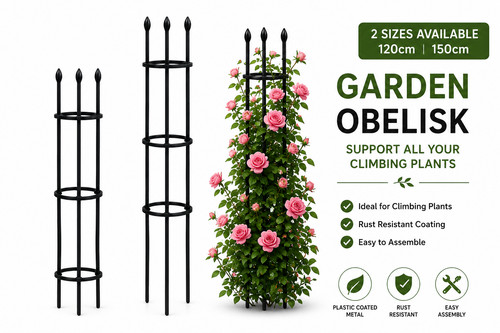 New garden obelisk outdoor - obelisk,
