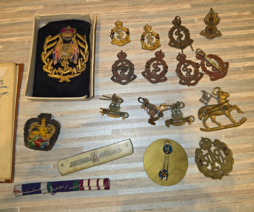 British army wwii 1940s - army, brass