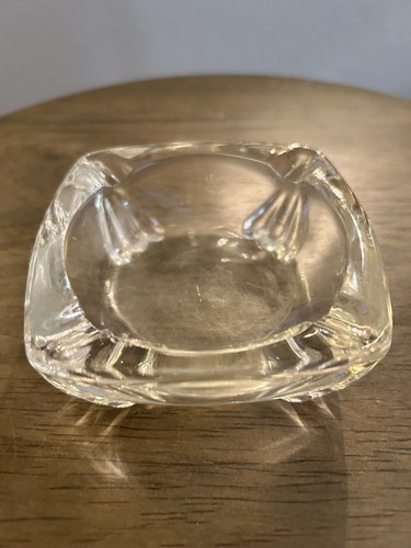 Vintage clear glass art deco - clear,