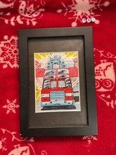 Art Print FRAMED , Retro Rare