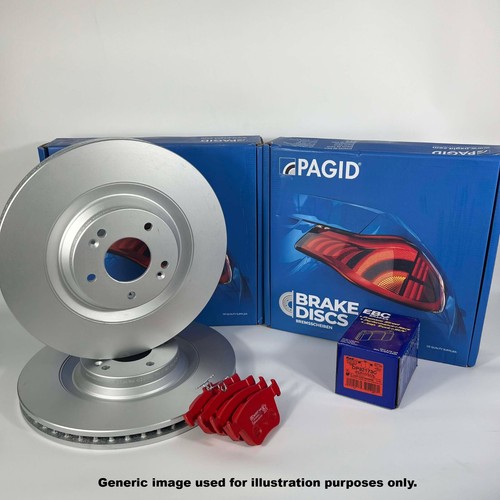 Front pagid brake discs - front, oe