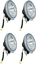 4x 9" White Fog Spot lights