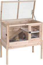 2-Story Wooden Guinea Pig Cage