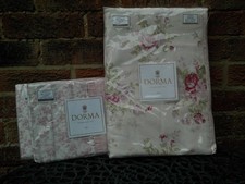 Dorma pink/cream "Elsie" single duvet/quilt cover + 2 pillowcases
