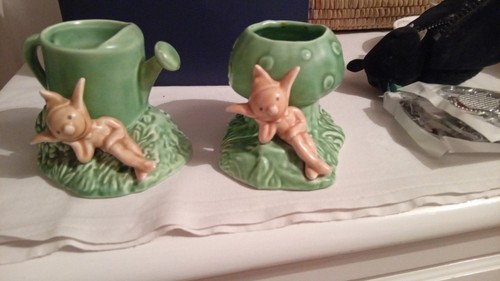 Sylvac posie vases - sylvac,
