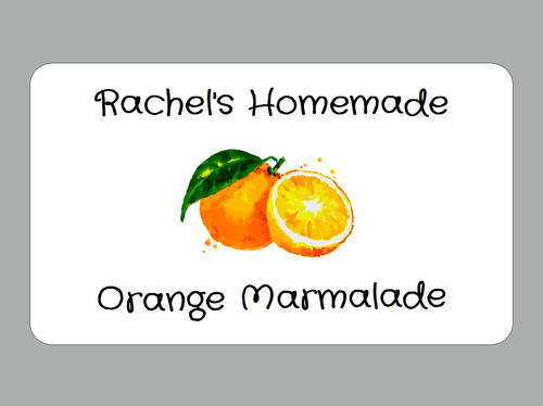 X21 orange marmalade jar - orange,
