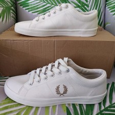 Fred Perry Men's Cream Canvas
