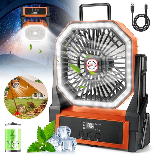 10000mah portable fan cooling - 10000mah,