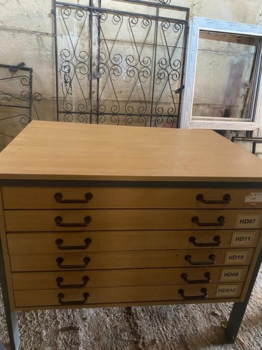 Plan chest architects drawers - plan,