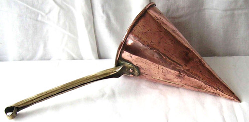 Copper wine warmer - wine, antique