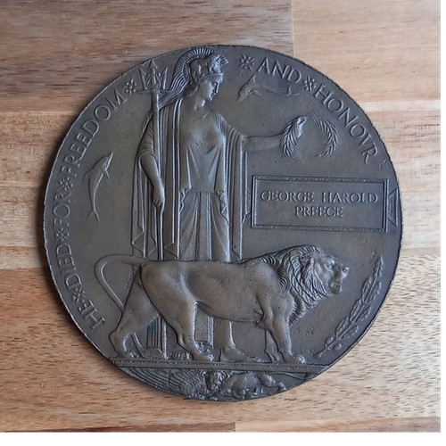Wwi death penny memorial - death,