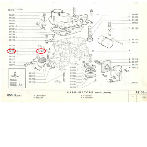 Original carburetor clip - original,