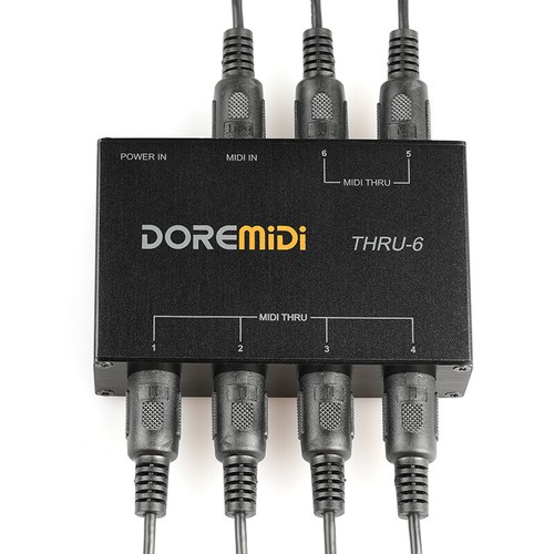 Midi thru box usb - midi, 6
