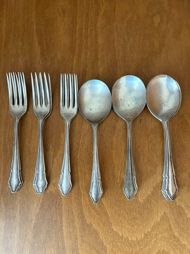 Vintage silver plate - 12,